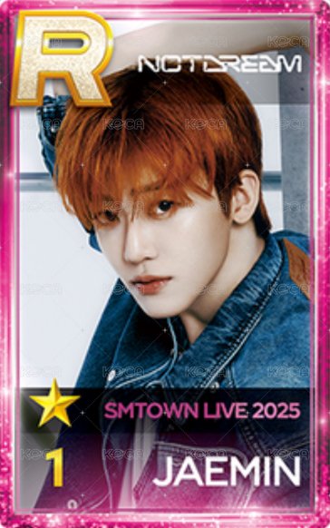 2025smt 遊戲卡 JAEMIN 正面