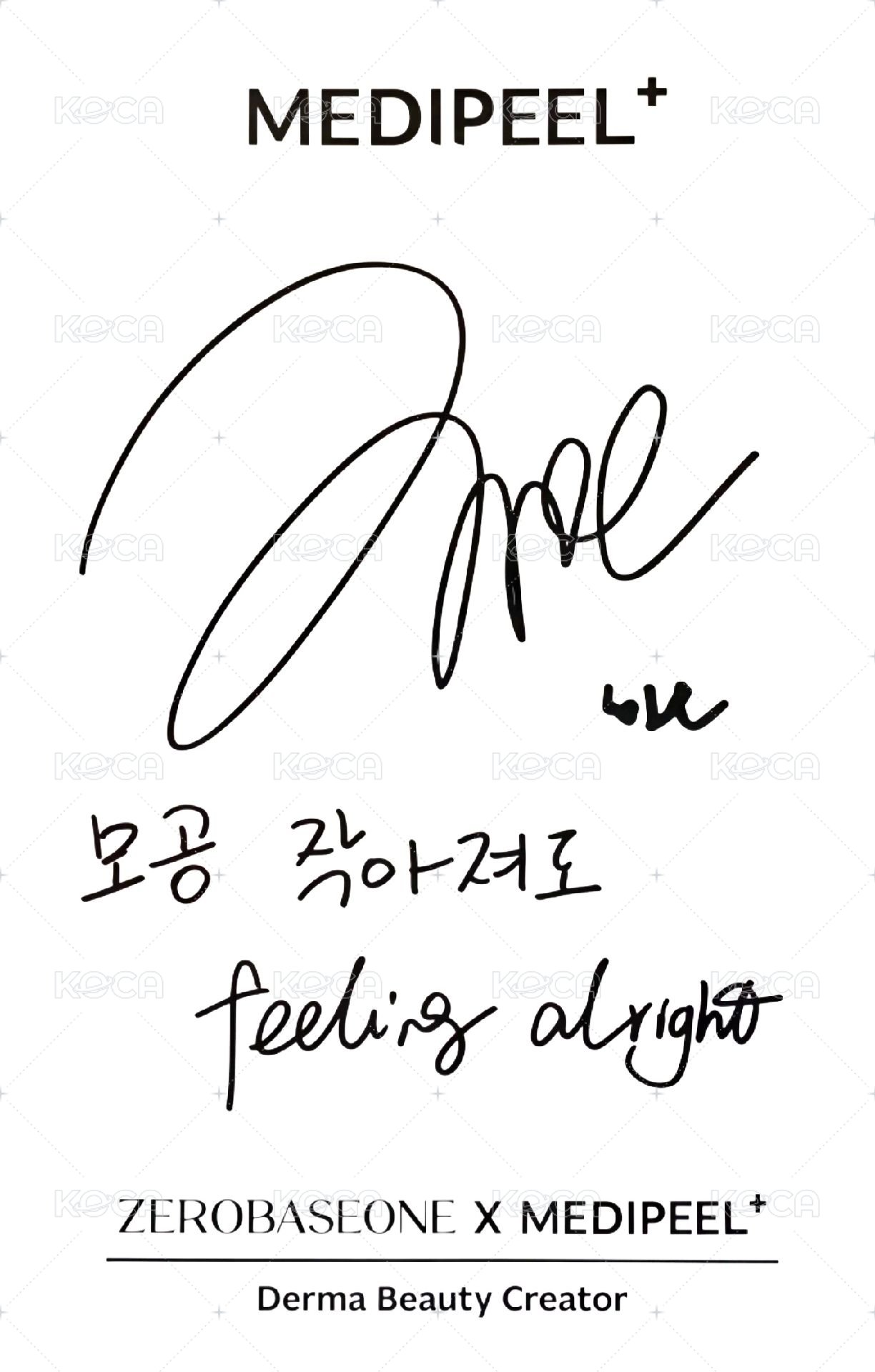 MEDIPEEL 代言卡 2.0 背面