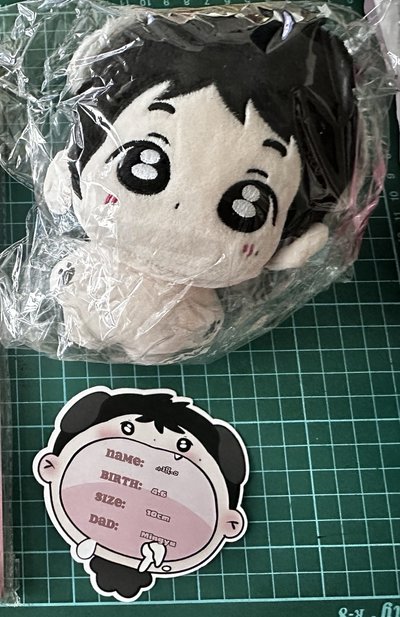 SEVENTEEN 金珉奎 10cm 大頭娃娃 珉不樂