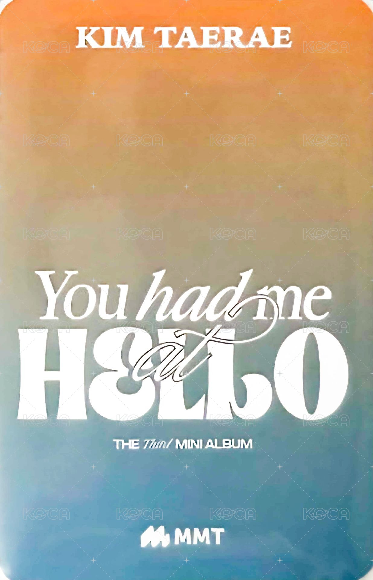 迷三 mmt 特典卡 拍拍 ver. 背面