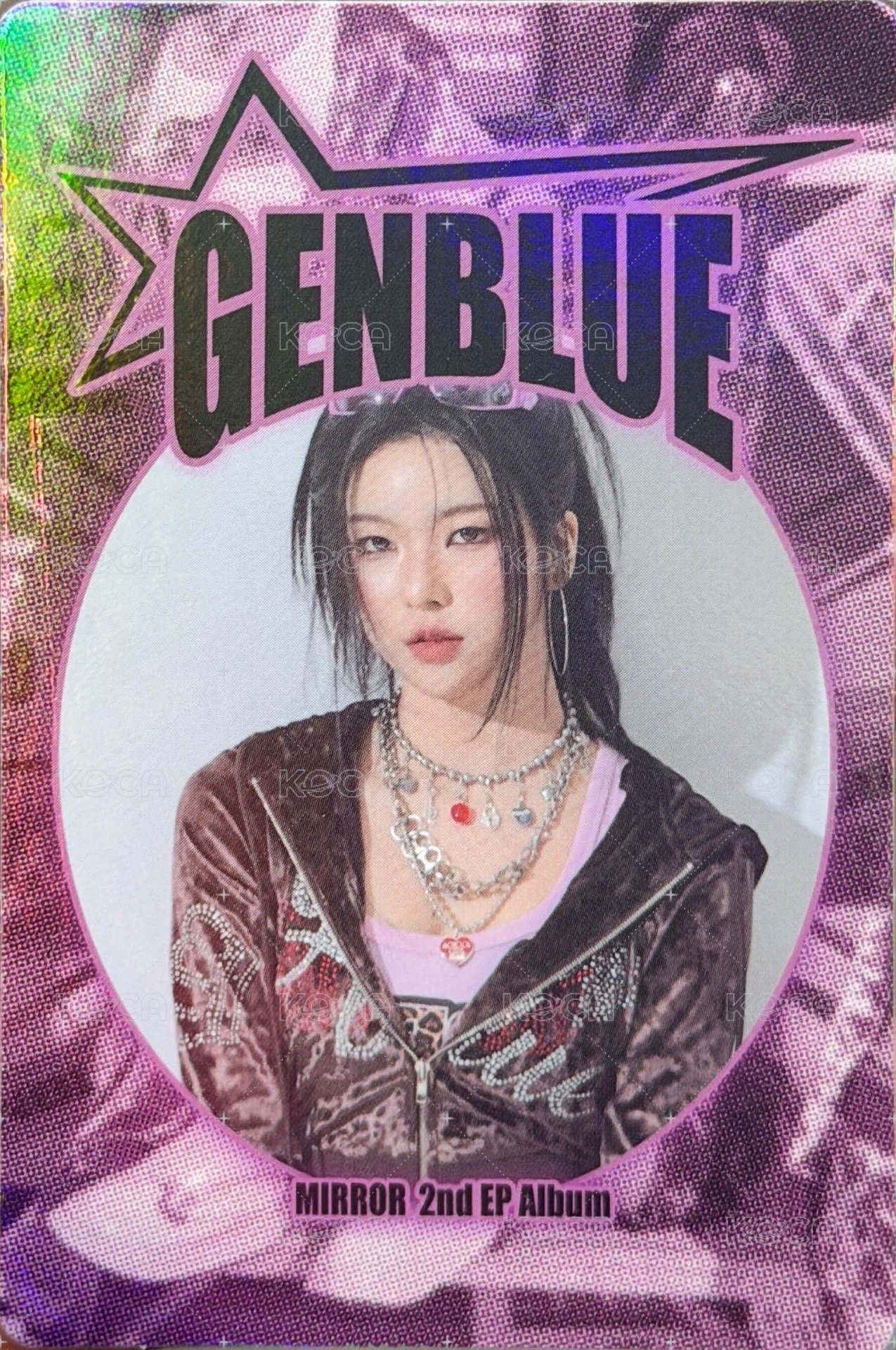 2nd EP Album - MIRROR 專輯卡 ID CARD 正面