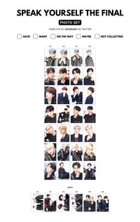 SY Tour Final 隨機明信片