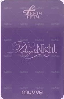 Day & Night mu 線上4.0 簽售卡 團體通話 背面