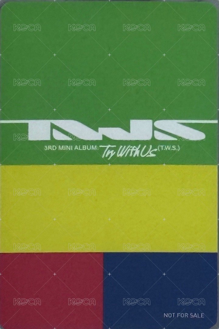 TRY WITH US 塔店 單封 幸運卡  背面