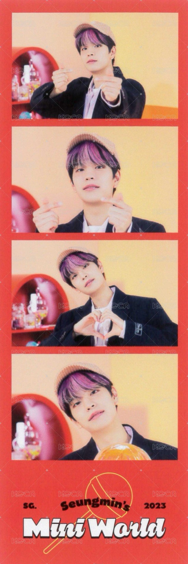 2023 年曆 人生四格卡  正面