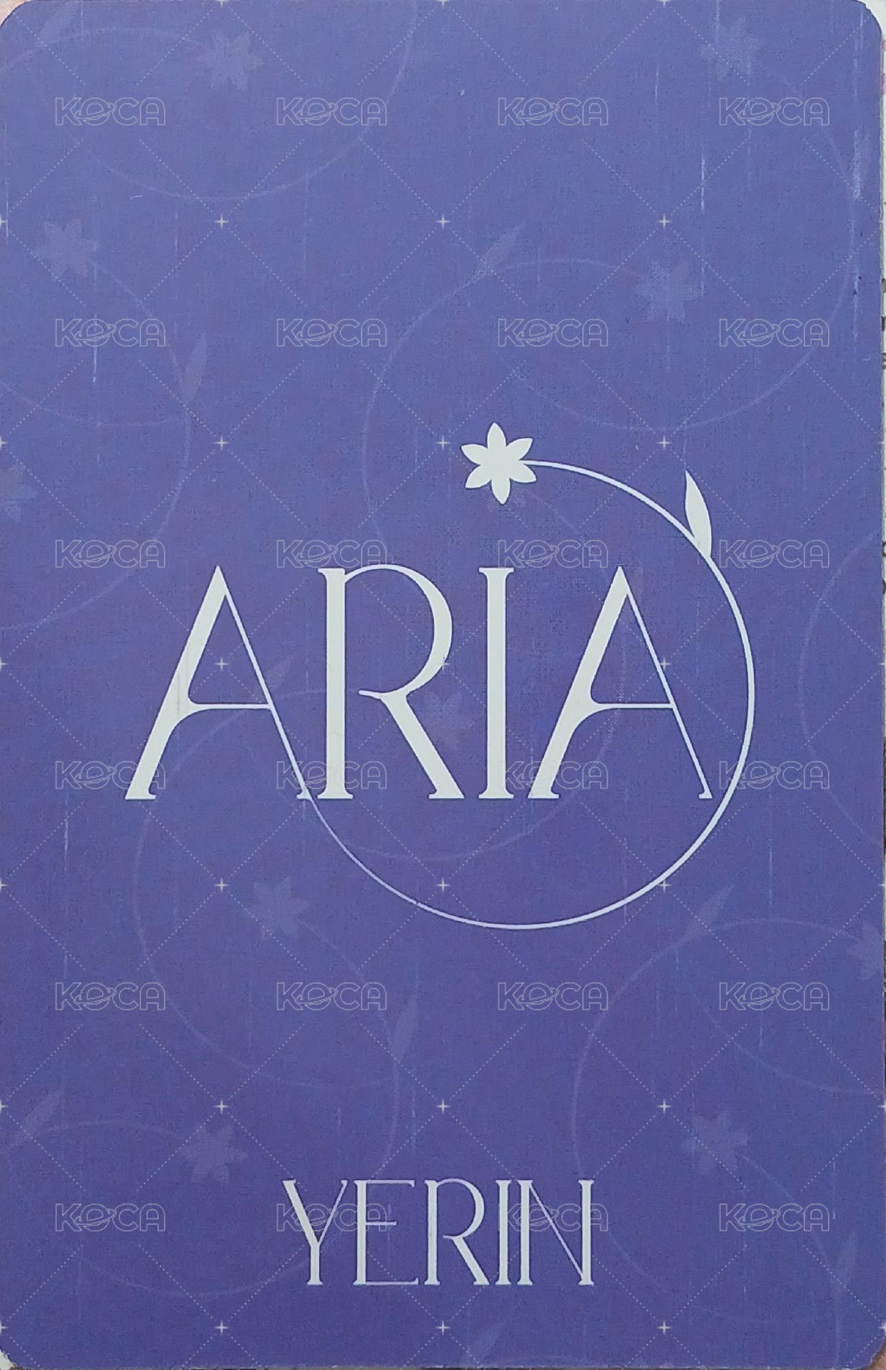 ARIA 專輯卡 紫版 背面