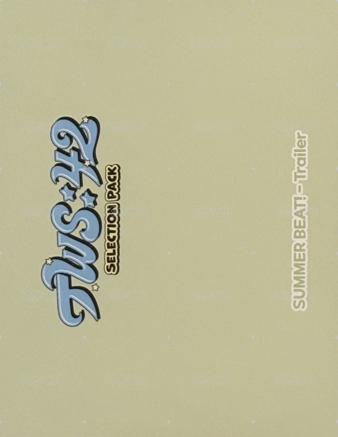 TWS:42 Selection Pack 周邊卡 團卡 背面