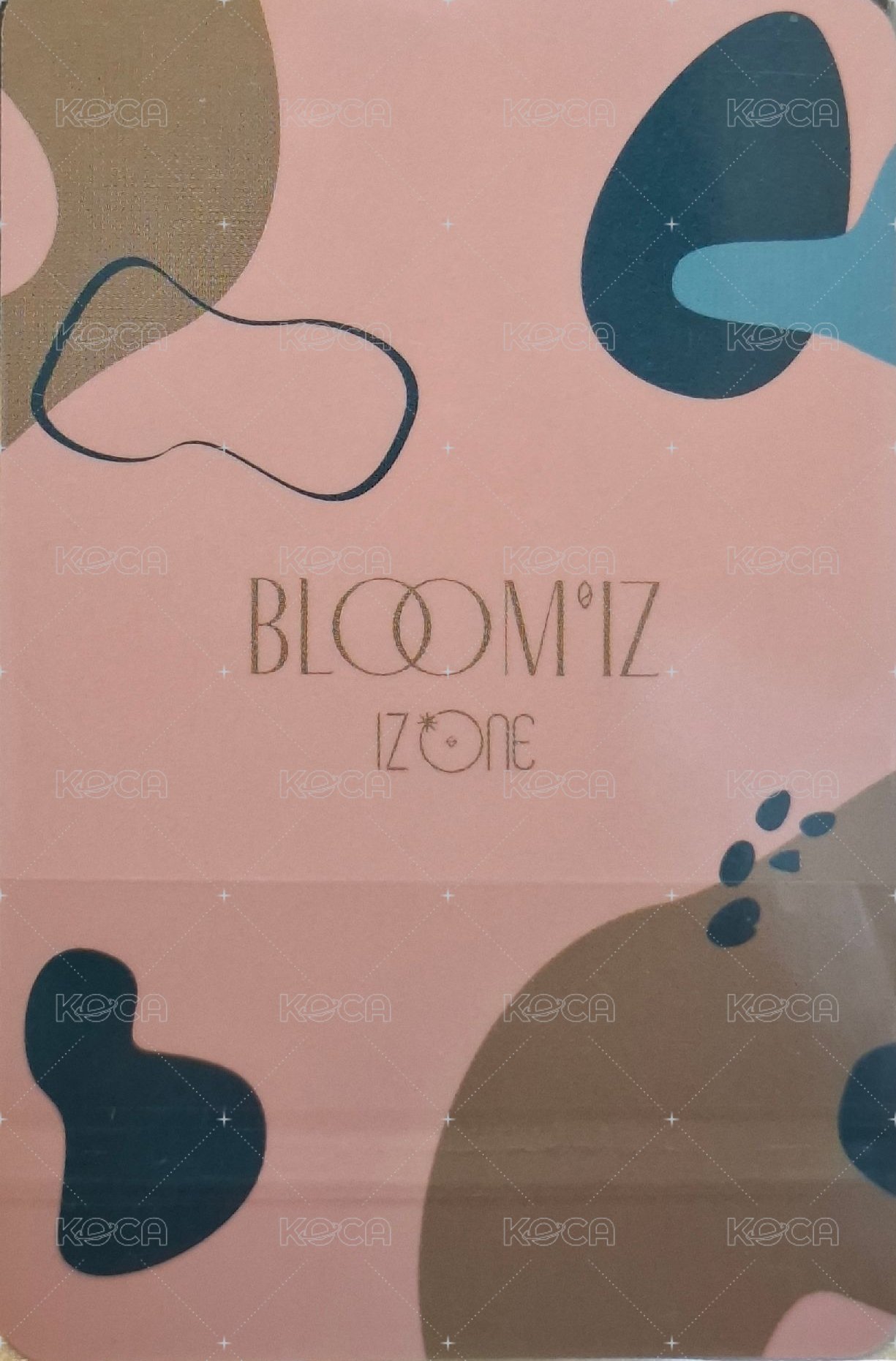 BLOOM*IZ 專輯卡  背面