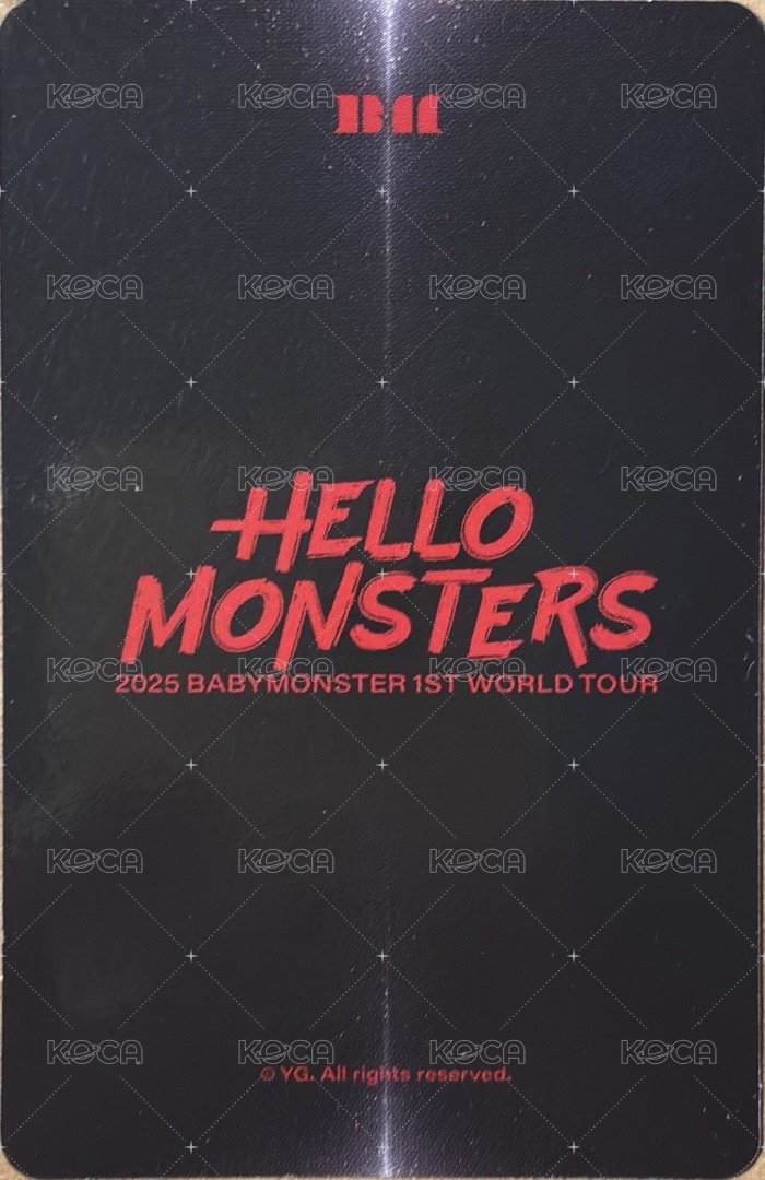 25’世巡 隨機卡 首爾場周ver.B 背面