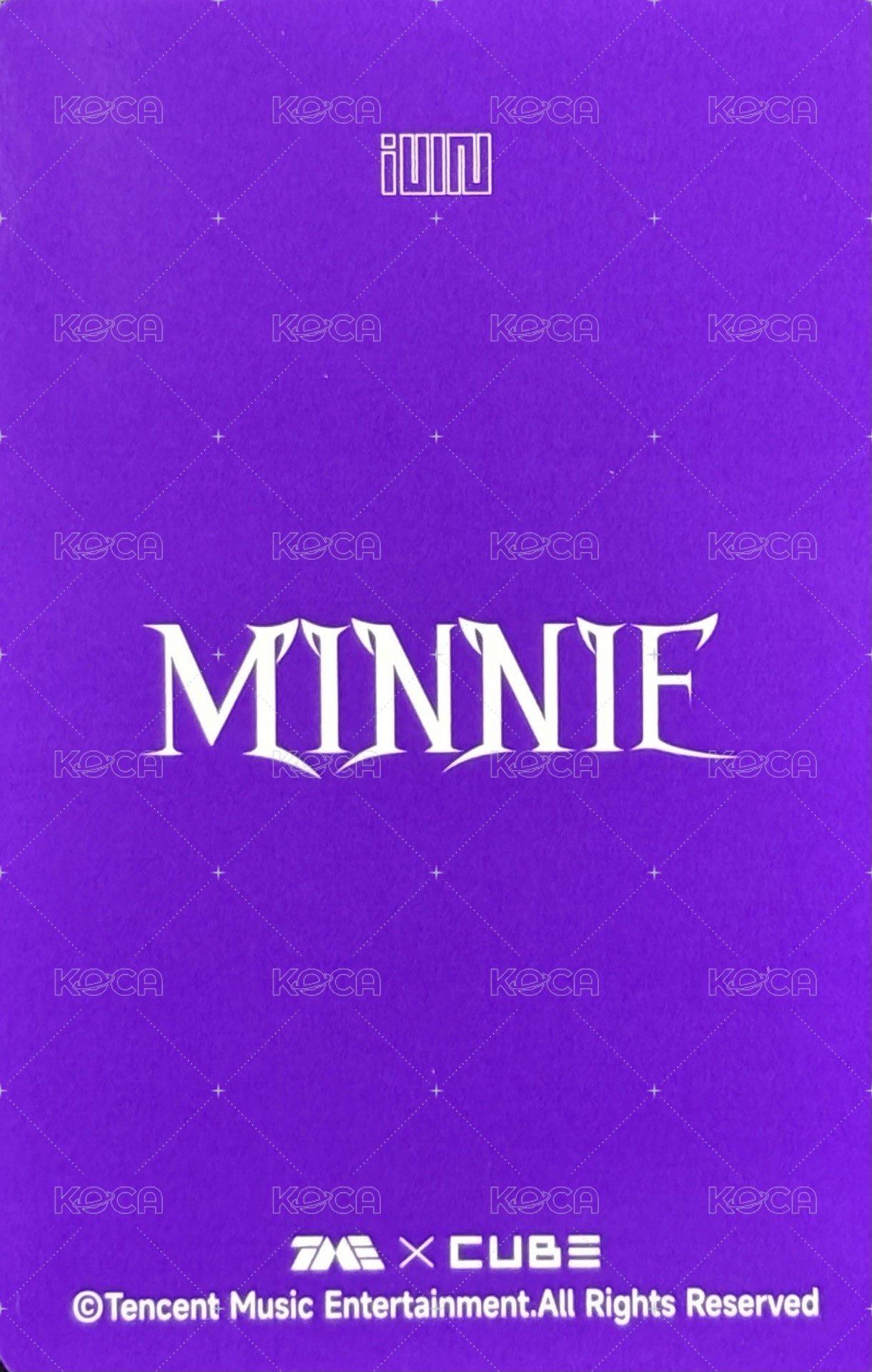 I SWAY QQ音樂 星光卡 4星 2.0 背面