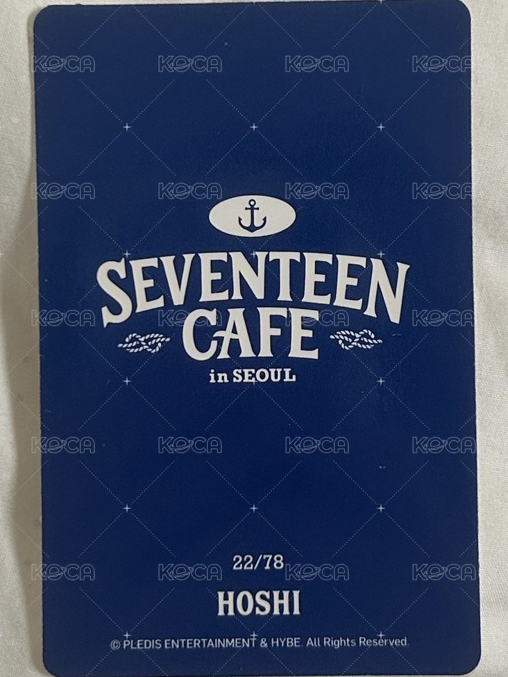 23‘CAFE IN SEOUL 隨機卡  背面