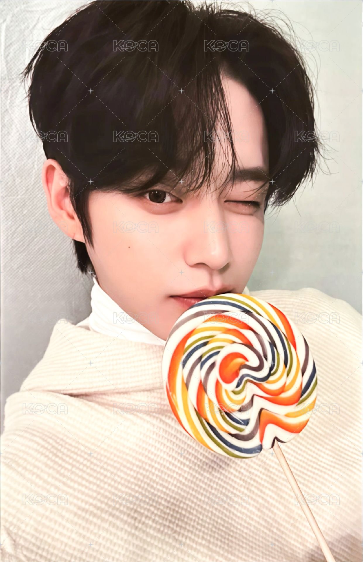 迷二 k4 特典卡 棒棒糖 ver. 正面