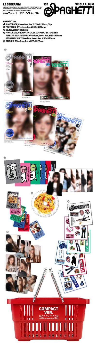 [預購][無特典未拆專] 單曲一輯 SPAGHETTI (PB版SET、單封、電子專)