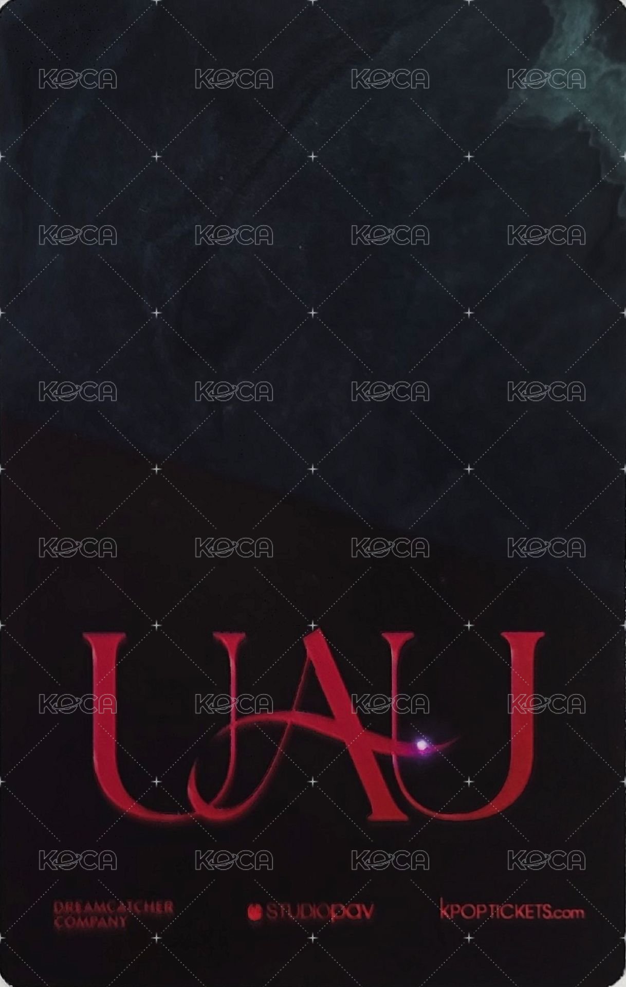 UAU 1st FanCon 入場卡 / 場限卡 美巡MD 背面