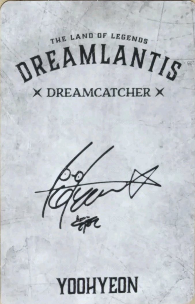DREAMLANTIS 周邊卡  背面