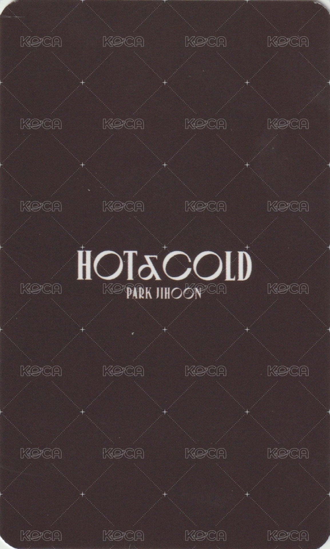 5th MINI Mihwadang 簽售卡  背面