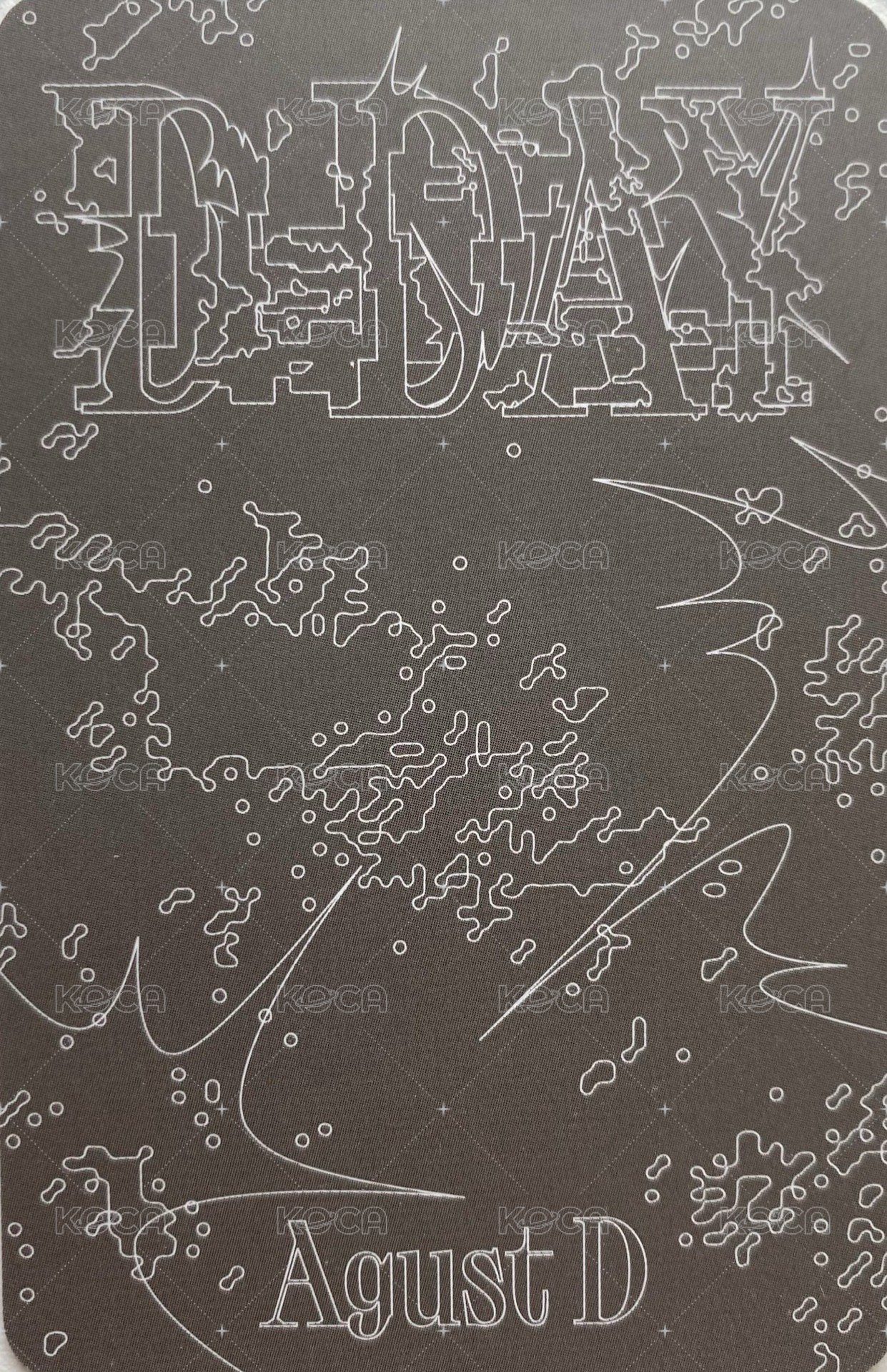 D-DAY 專輯卡 黑膠(1/2) 背面