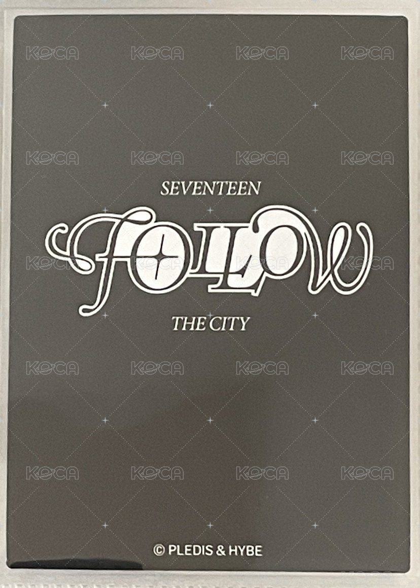 FOLLOW 集章卡  背面