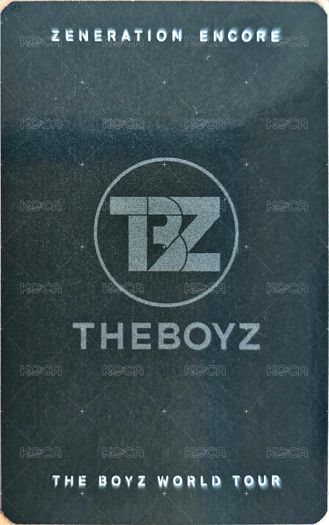 THE BOYZ 2ND WORLD TOUR : ZENERATION – ENCORE 滿額卡  背面