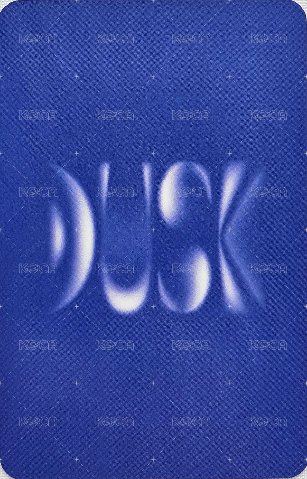 DUSK k4 特典卡  背面