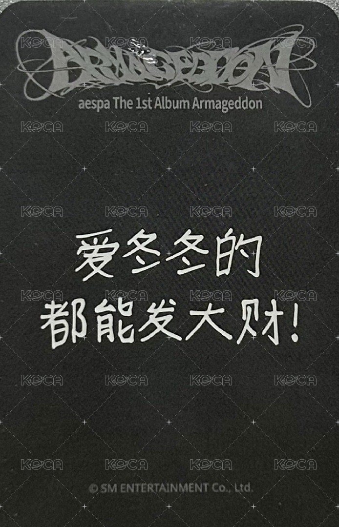 正規一 sr 特典卡 星河預售B 冬 背面