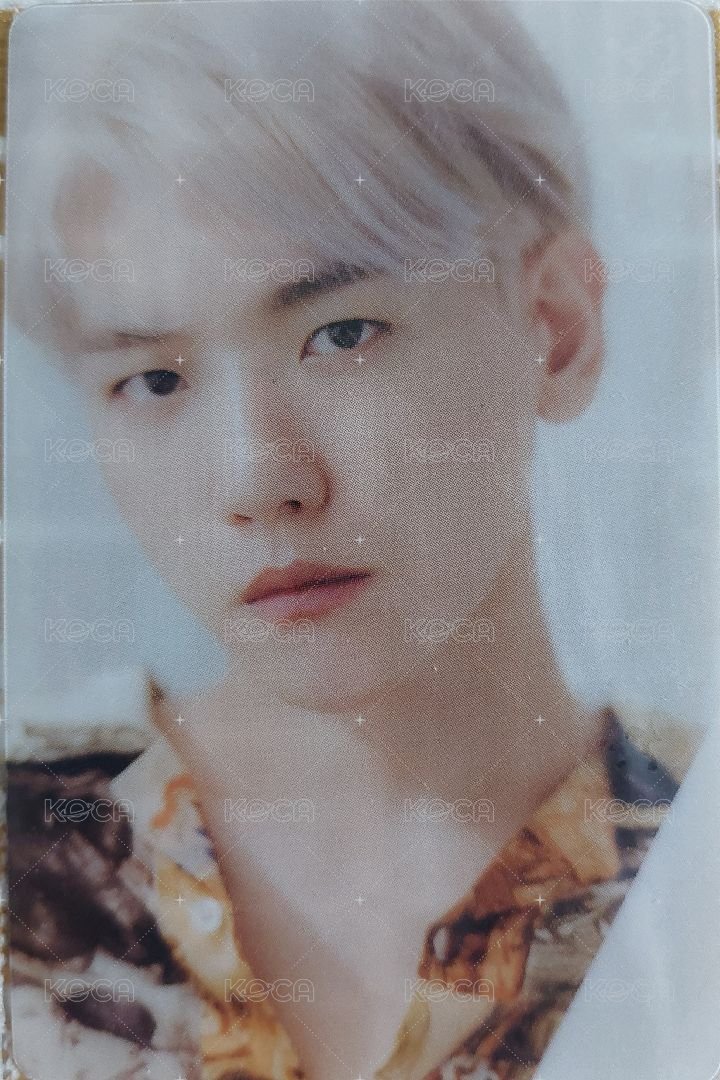 BAEKHYUN mumo 特典卡 日專 mu-mo特典透卡 正面