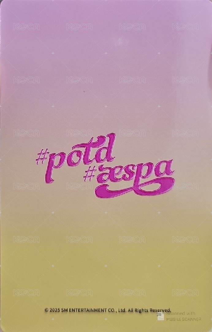 #potd展會 入場卡 / 場限卡 #potd廣州展會門票卡寧 背面