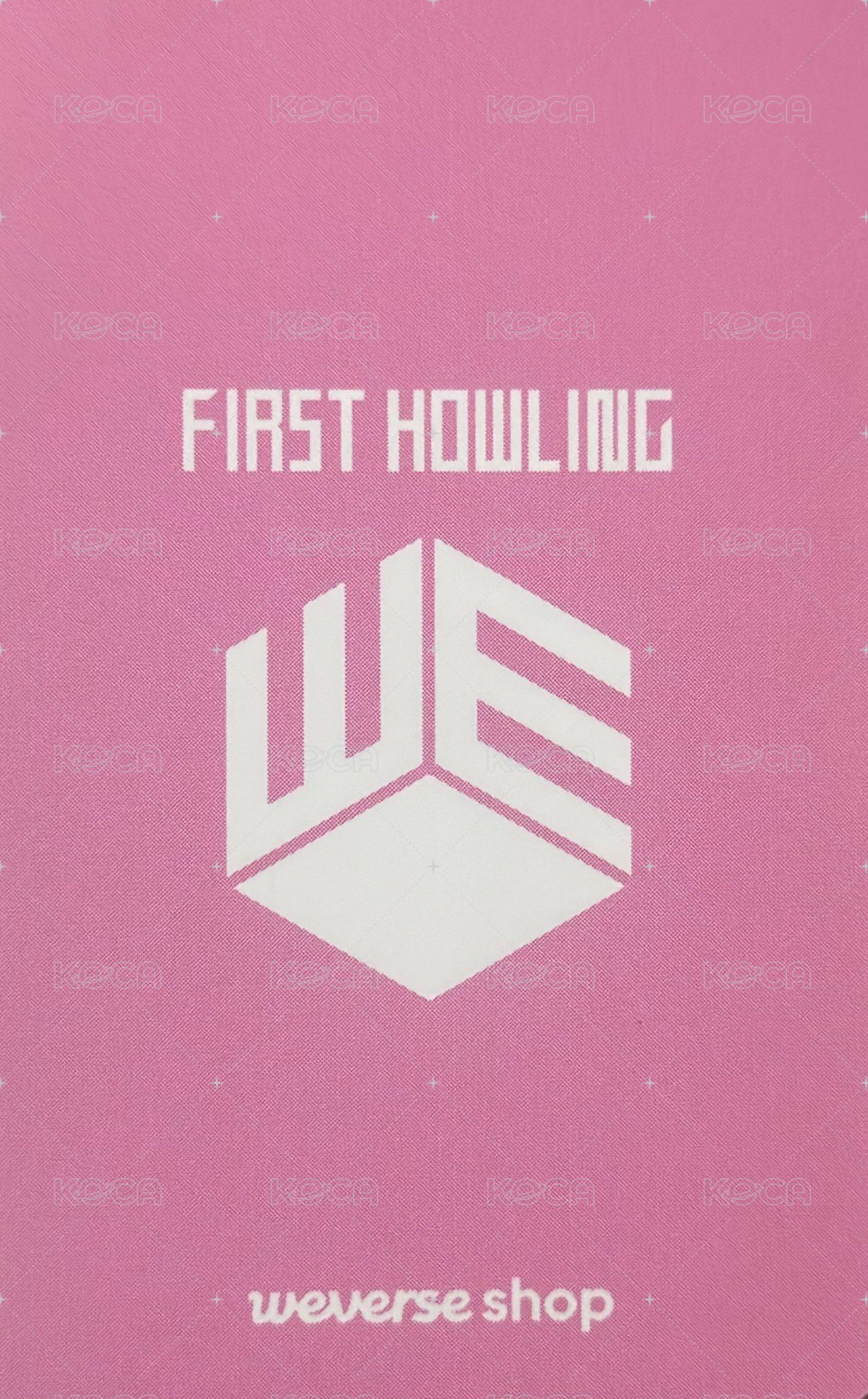 WE wvs 簽售卡  背面