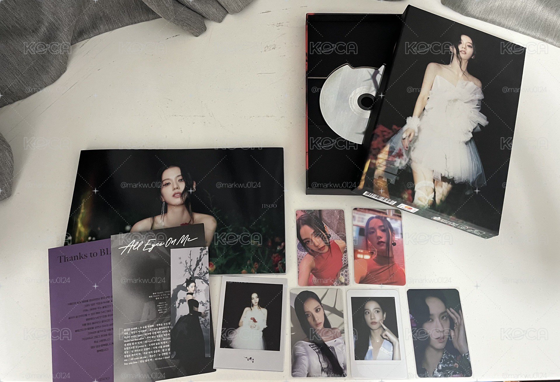 Jisoo ME Black Ver.已拆全專+特典