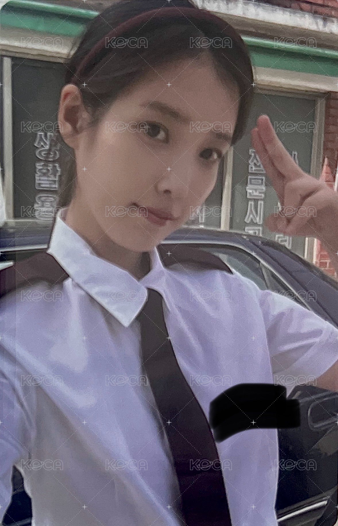 꽃갈피 셋 專輯卡 花書籤3專輯小卡 正面