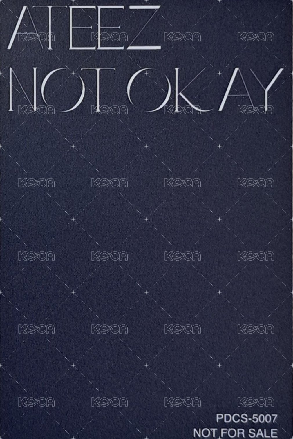 Not Okay 專輯卡 Member Solo盤 背面