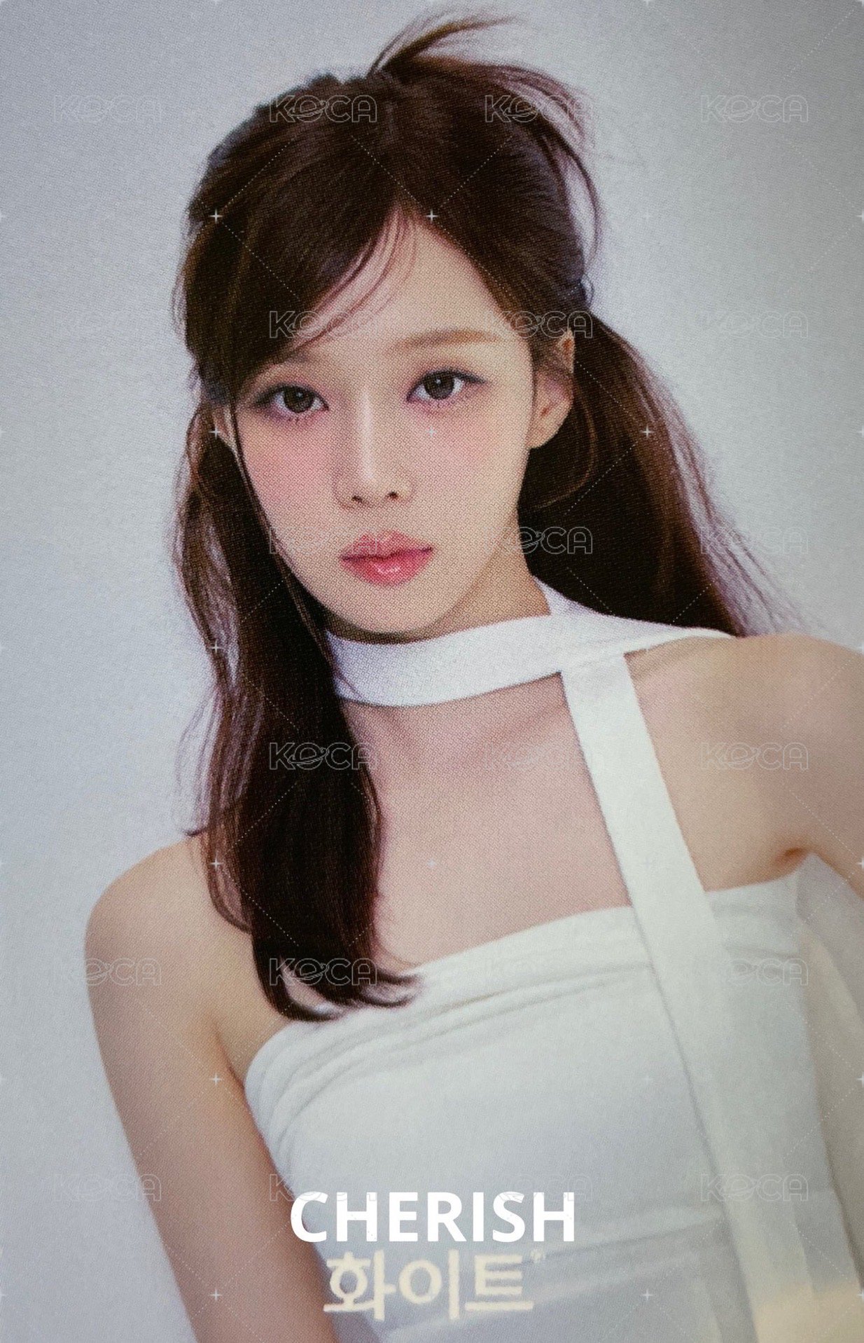 代言卡 White衛生棉代言卡冬 正面