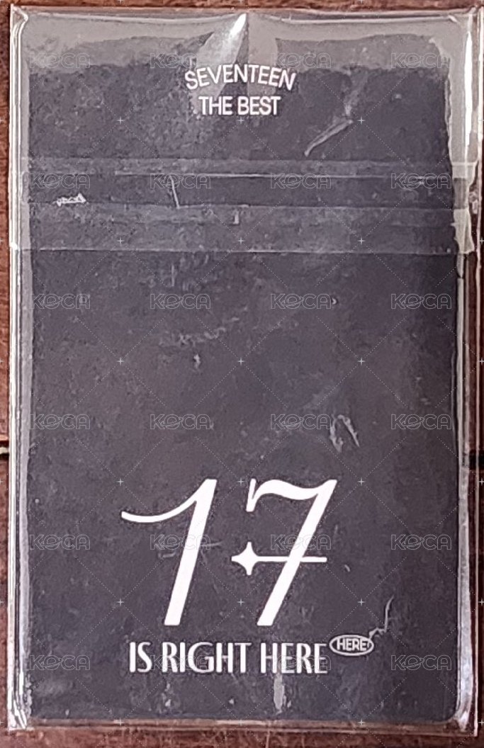 精選專 wvs JP 星星閃 特典卡  背面