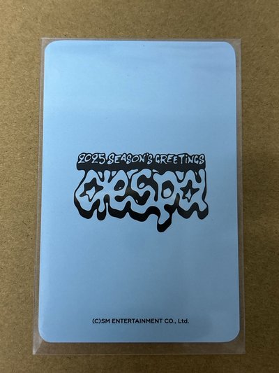 aespa Karina 柚子 2025年曆 el 特典卡 柚