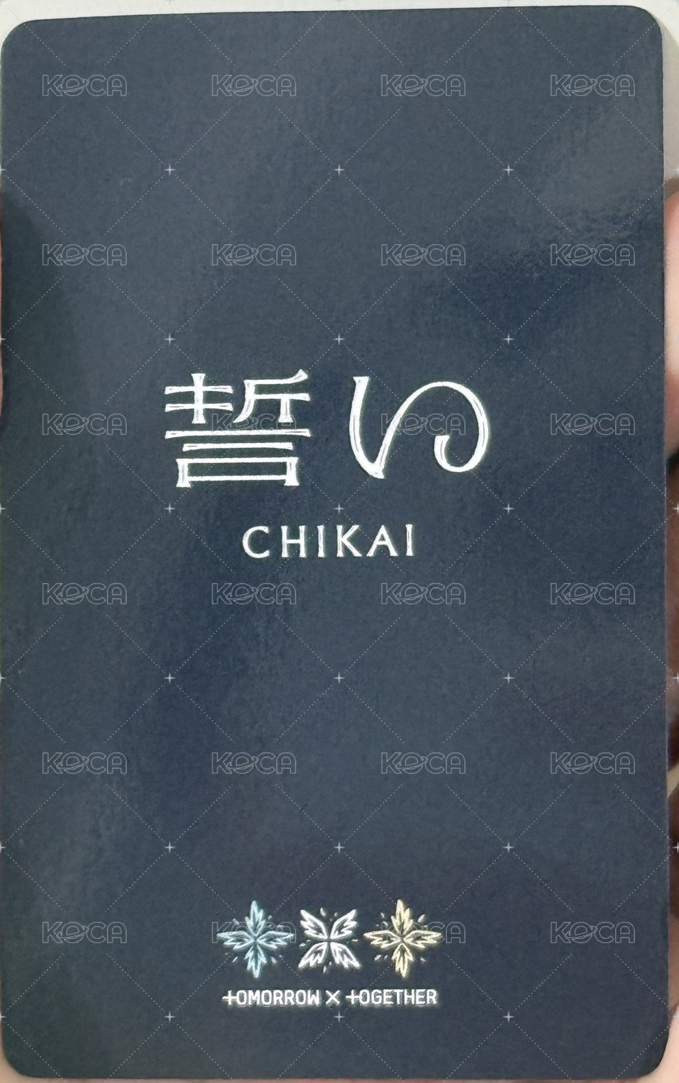 CHIKAI 誓い 入場卡 / 場限卡 台場冒險王 背面