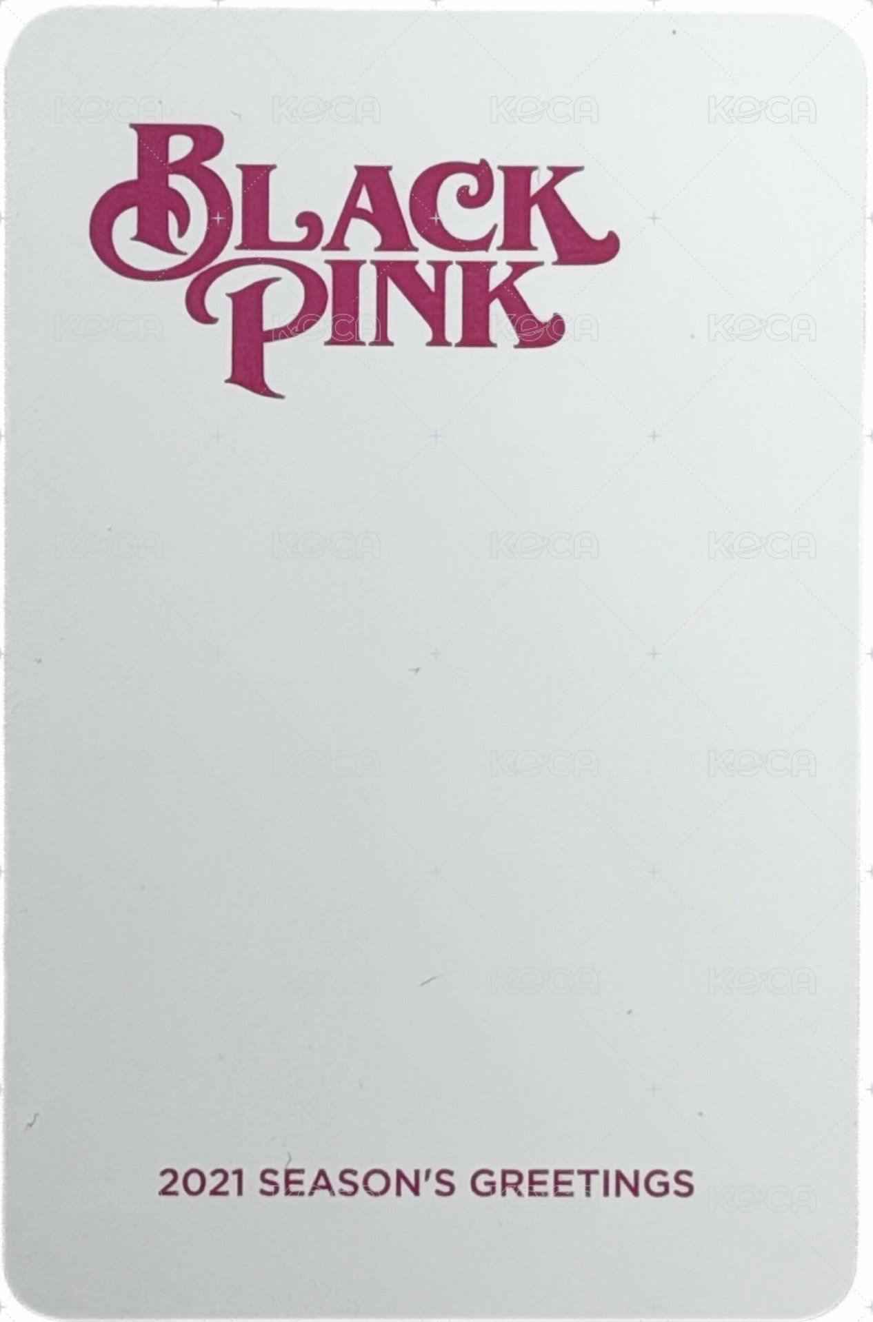 2021年曆 k4 特典卡 山茶花莎 背面