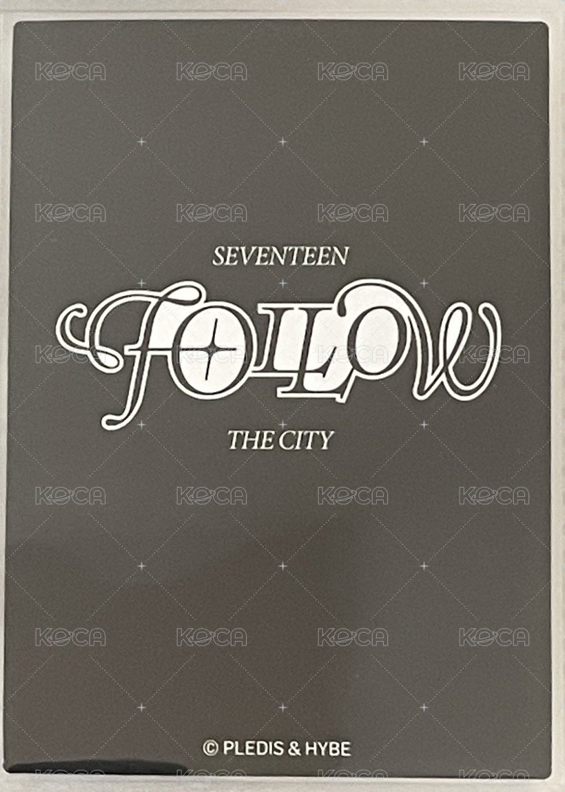 FOLLOW 集章卡  背面
