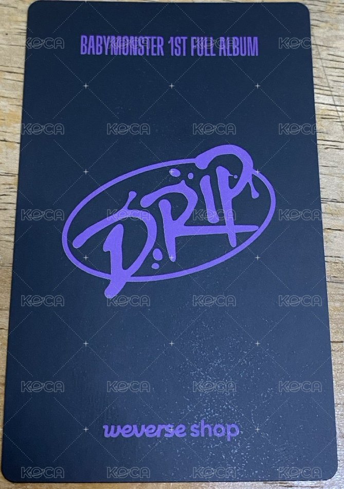 DRIP wvs 幸運卡 聖誕1.0 ver.C 背面