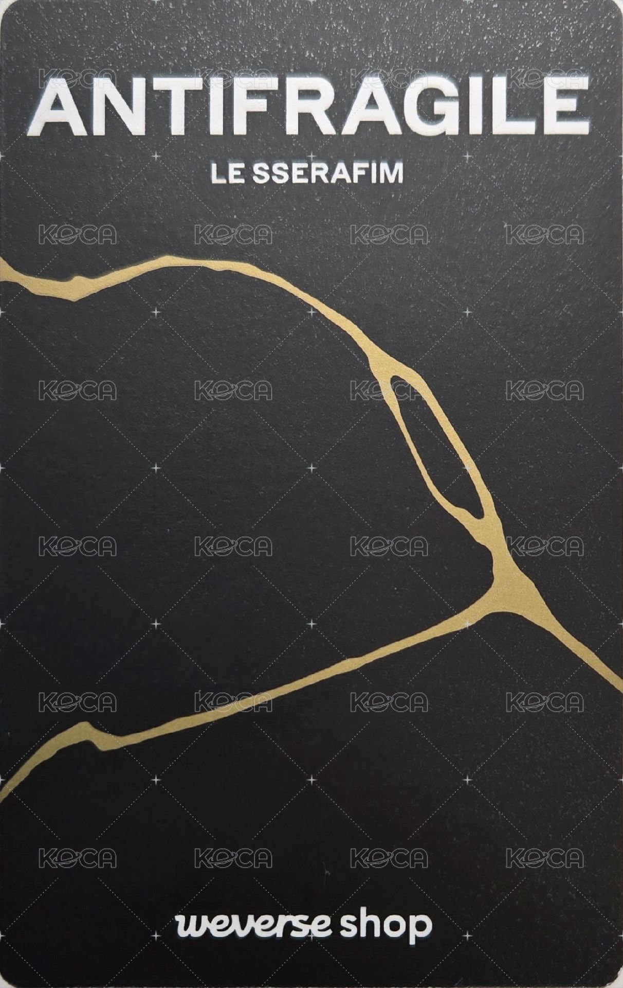 ANTIFRAGILE wvs 電子專預售閃卡 特典卡  背面