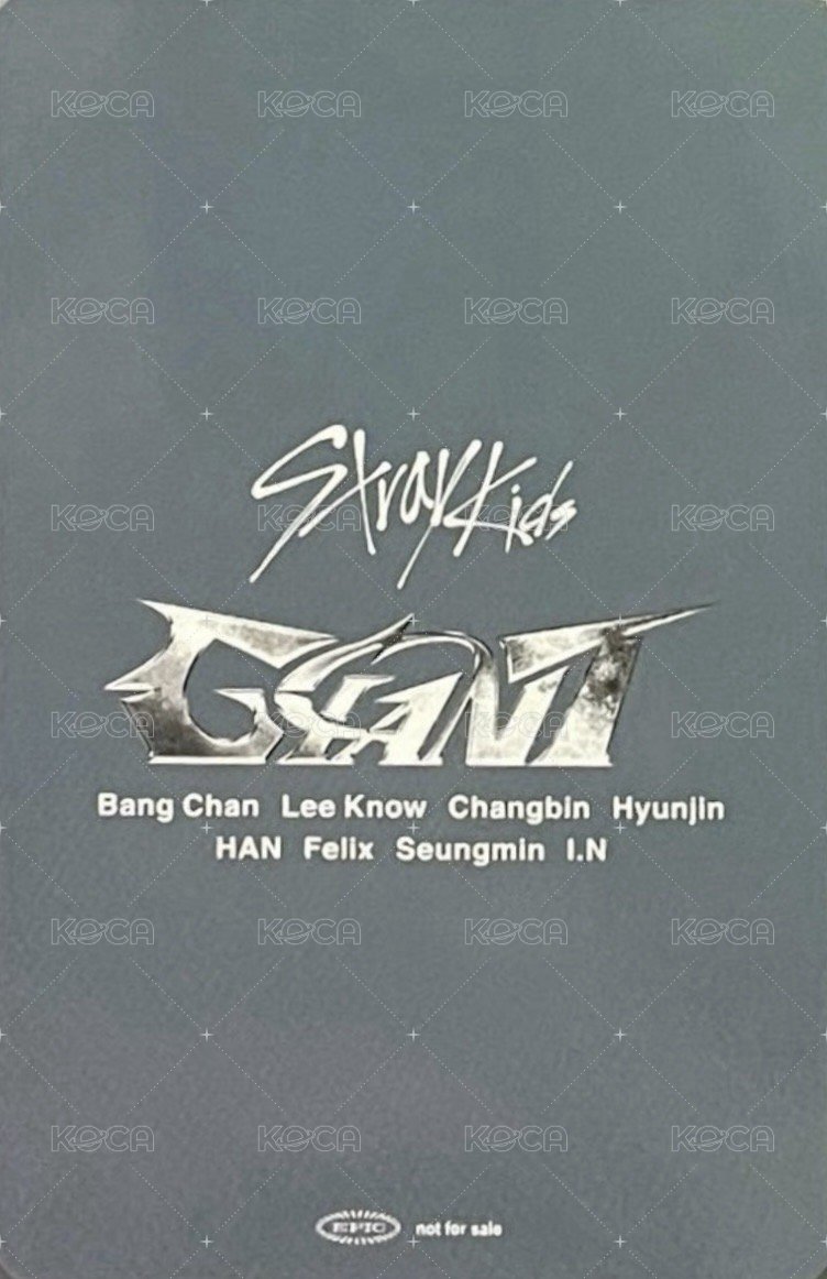 GIANT 入場卡 / 場限卡 大阪 03/16 拍手會 背面