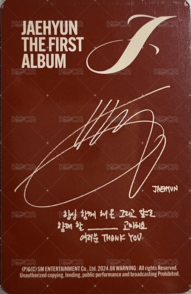 J 專輯卡 J ver. 背面