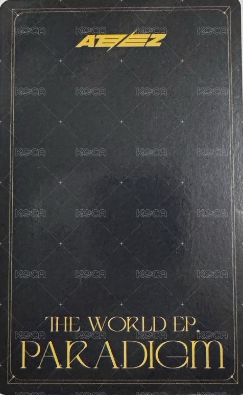 Paradigm 專輯卡 通常盤 背面