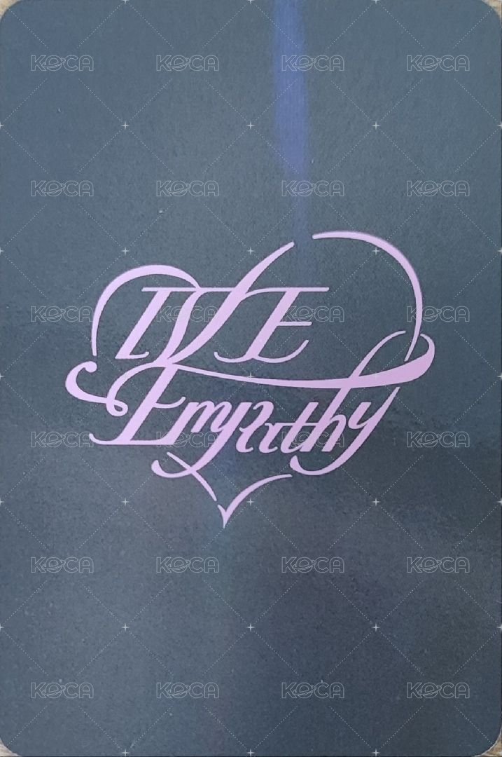 IVE EMPATHY hottracks 特典卡  背面