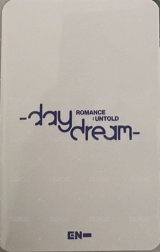 正二後續 mk 預售1.0 特典卡 官拍卡 JAY 背面