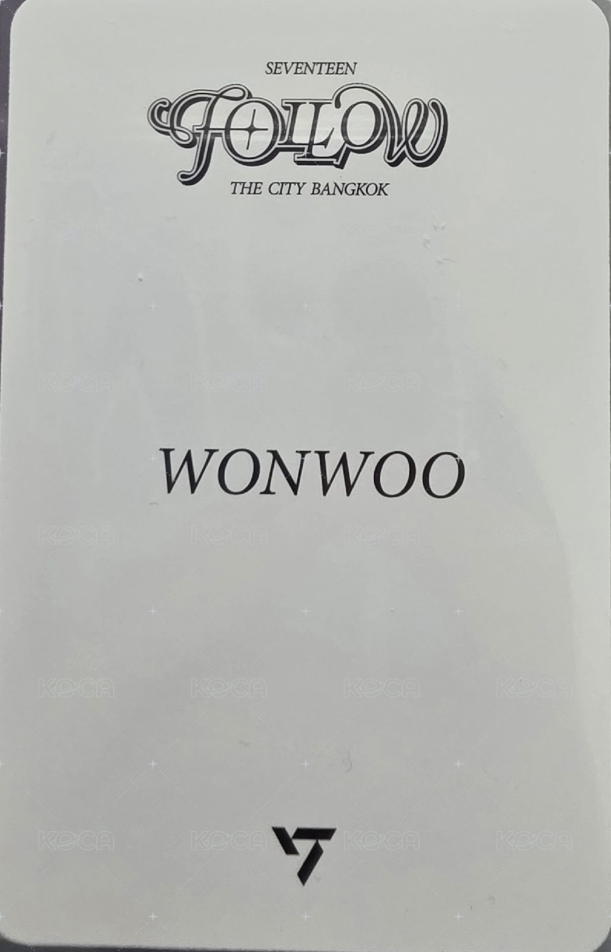 FOLLOW 曼谷快閃店 滿額卡  背面