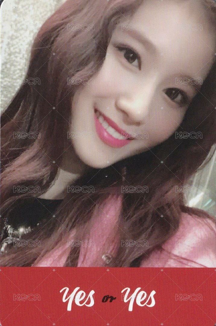 YES or YES 專輯卡  正面
