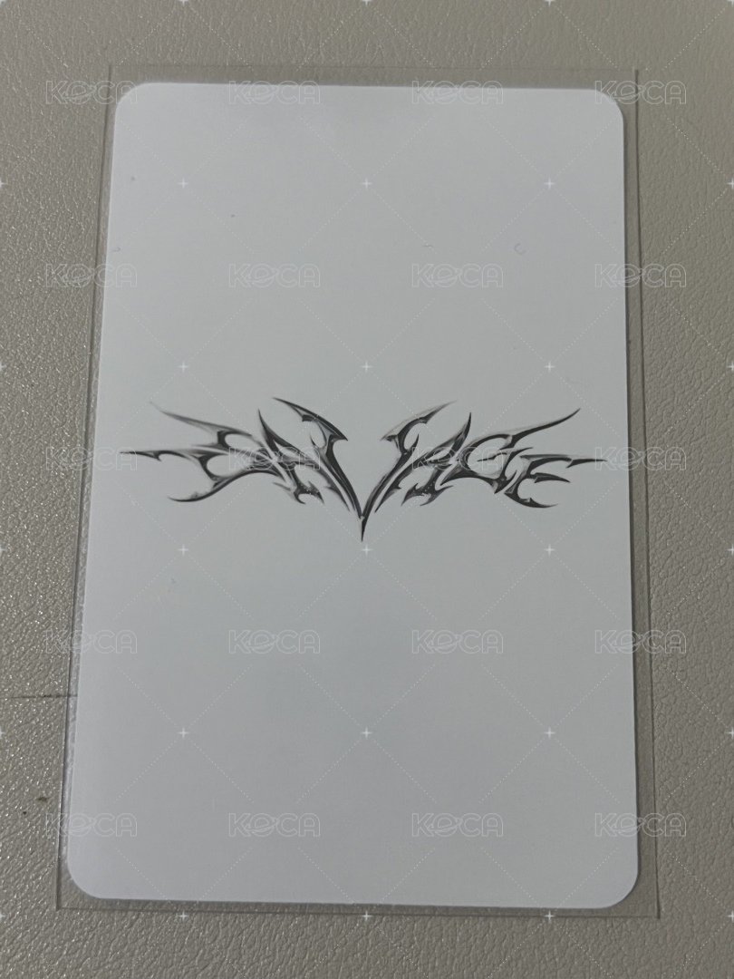 Savage 專輯卡 p.o.s吉 背面