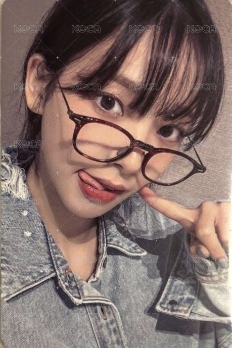 正規一 愛豆驛站 簽售卡 柚 中文卡背 正面