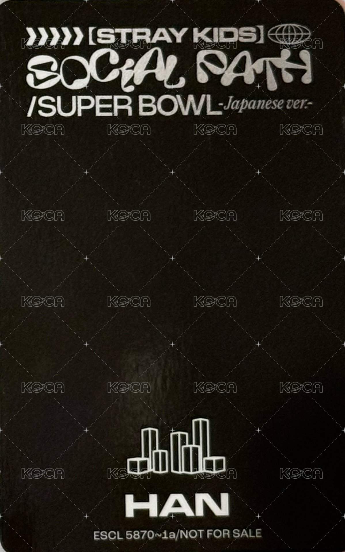 Social Path 專輯卡 初回生產限定盤A 背面