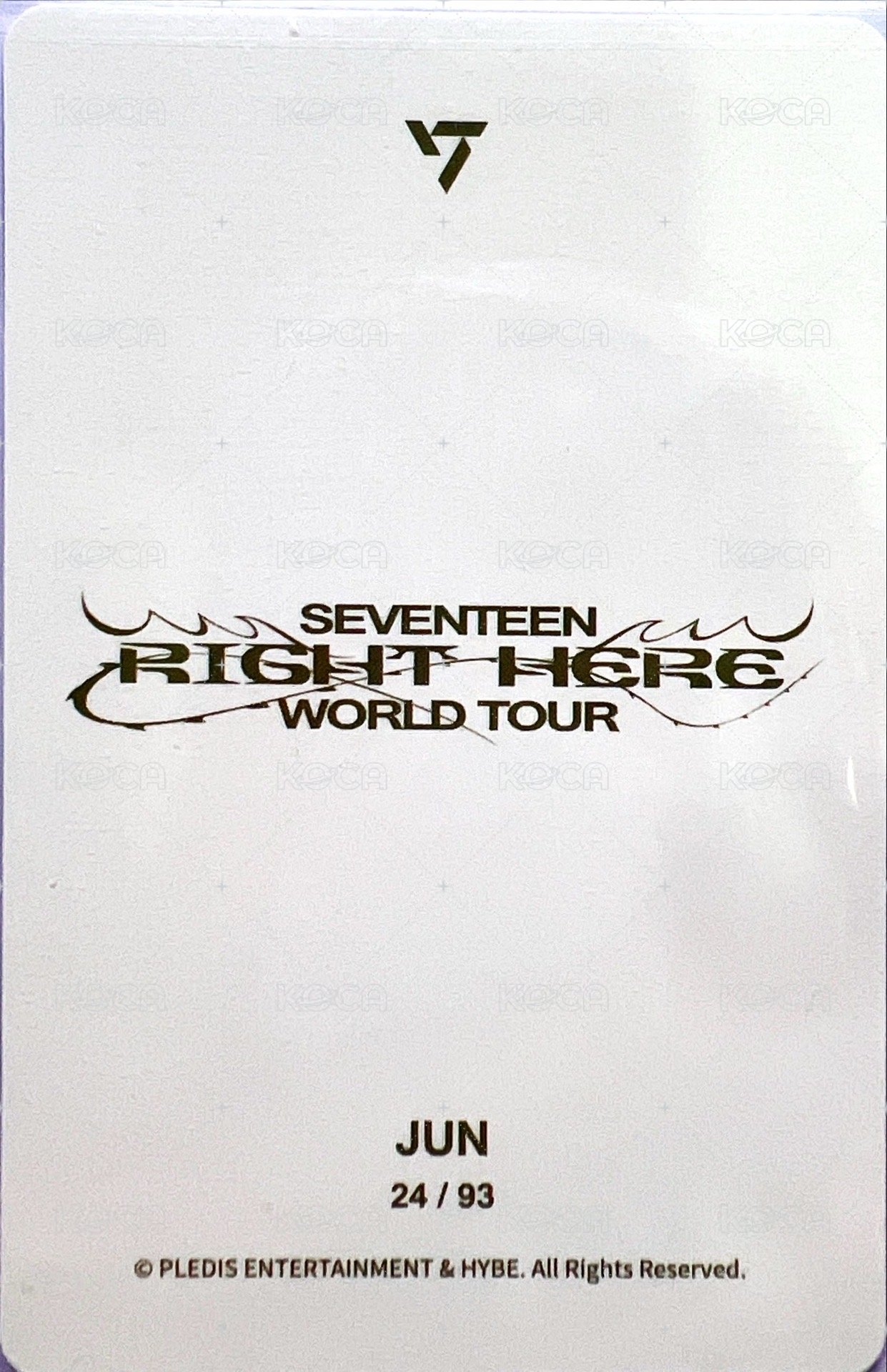 RIGHT HERE 隨機卡 卡包卡 背面